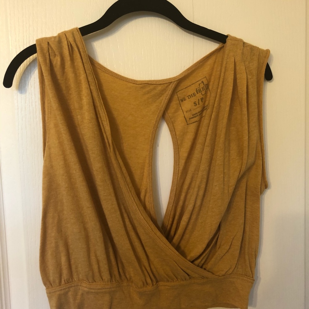 Open front Crop Top